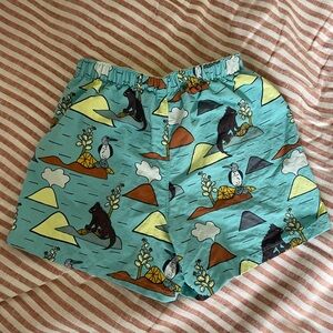 Boys Patagonia printed shorts 3T